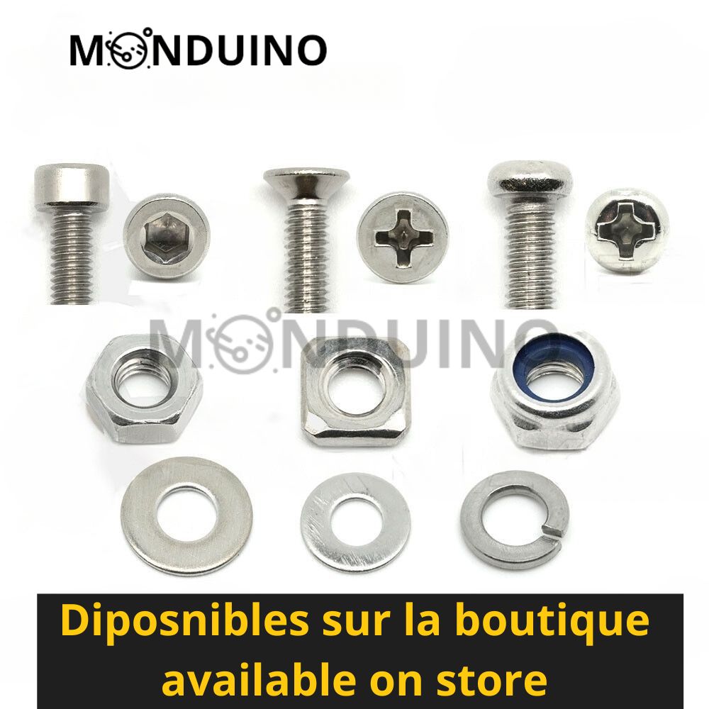 Écrous borgnes inox A2 DIN 1587- M3 M4 M5 M6 M8 - Par lots 5