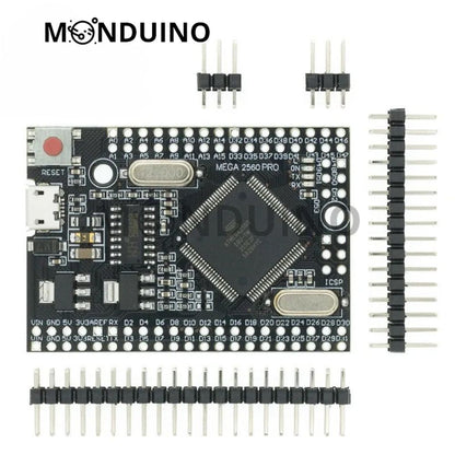Carte de développement Mega Pro ATmega2560 CH340G 5V 16 MHz - Monduino A-31