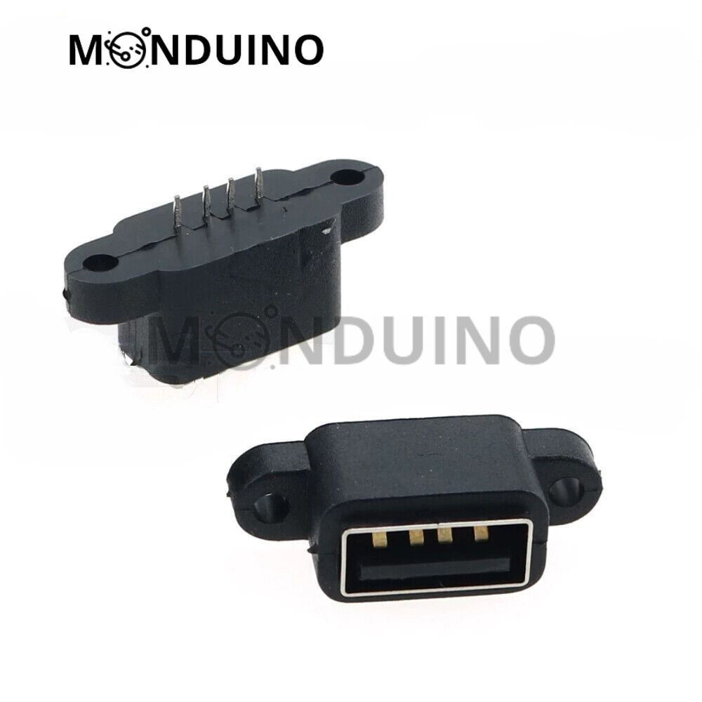 Connecteur prise USB A / micro / C femelle à souder embase châssis port charge