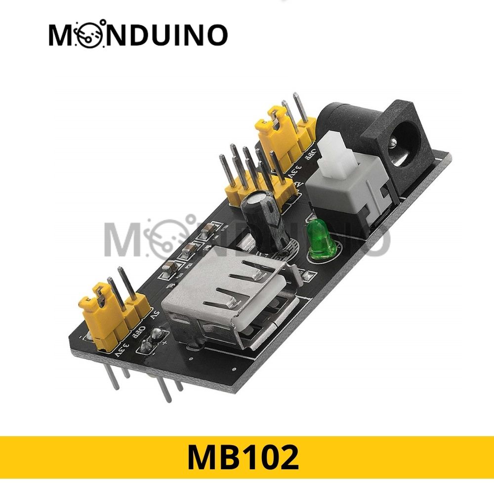 Power supply module MB102 Breadboard &amp; Stromversorgungsmodul MB-102