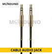 AUDIO CABLE JACK / JACK MALE 3.5MM - AUDIO CABLE JACK 3.5 mm A318 IHOWER 