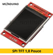 1,8 pouce Afficheurs SPI TFT, 128 x 160 pixels compatible avec Arduino et Raspberry Pi