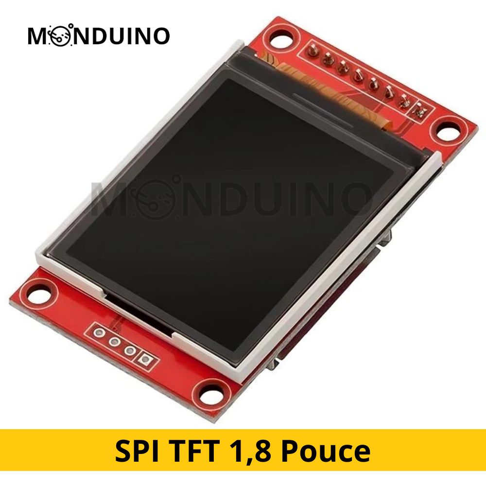 1,8 pouce Afficheurs SPI TFT, 128 x 160 pixels compatible avec Arduino et Raspberry Pi