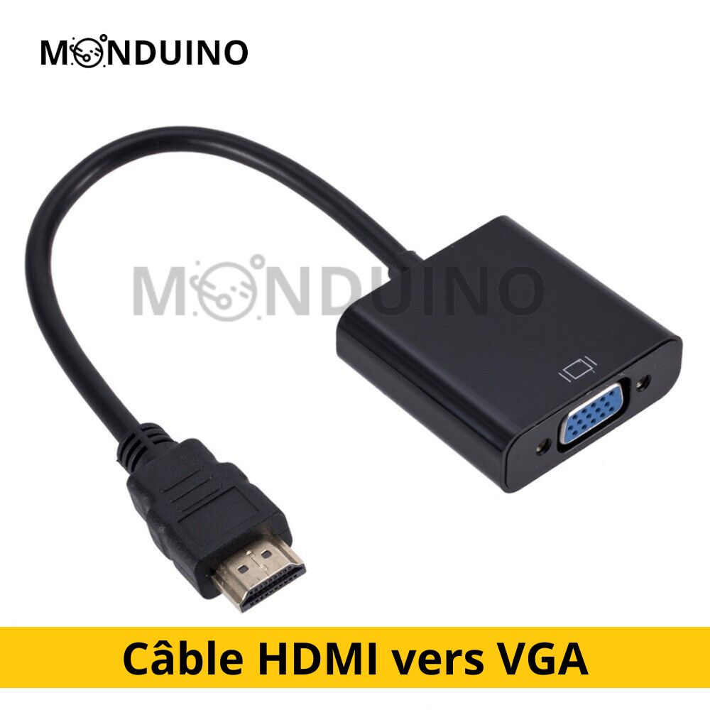 HDMI to VGA cable, BENFEI Gold-plated cable 1.50 m Only for the computer 