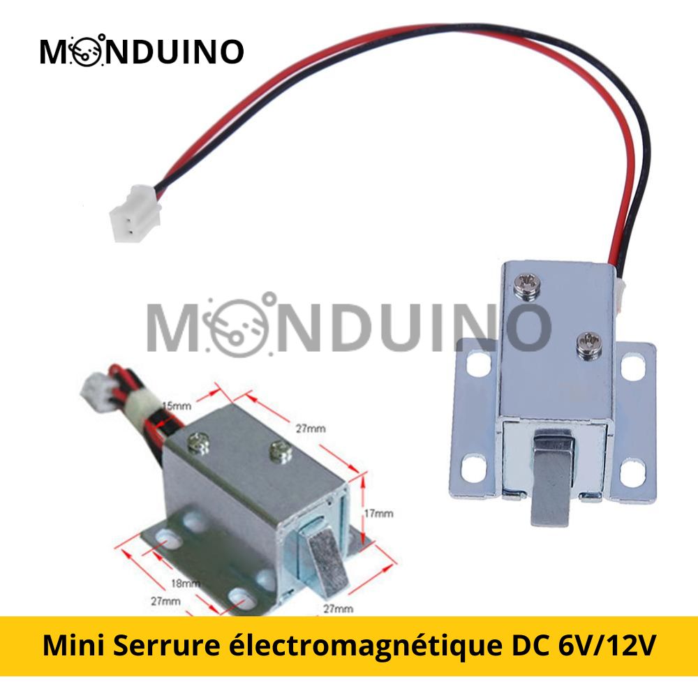 Mini Electromagnetic Lock &amp; Elektromagnetischer Sicherheitsverschluss