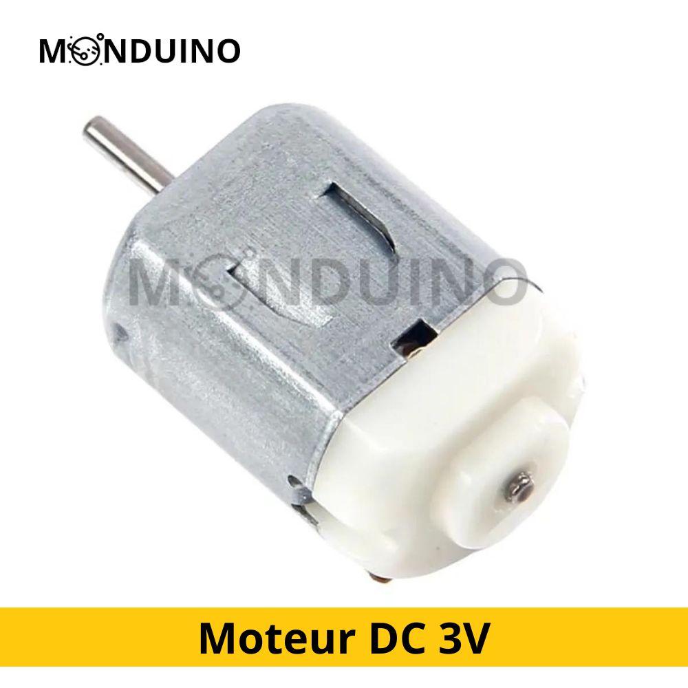 Moteur DC 3V Type 130 Micro Moteur DC Jouet Projet Arduino Raspberry
