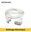Rallonge électrique de maison 2/3/5/10m 2 x 0,75 mm