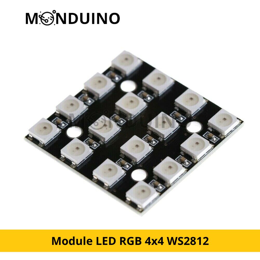 Module LED RGB 4x4 16-Bit WS2812 5050