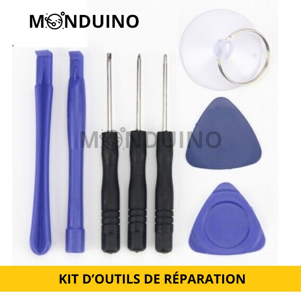 Kit d'outils de réparation 8 en 1 pour téléphone portable, tablette