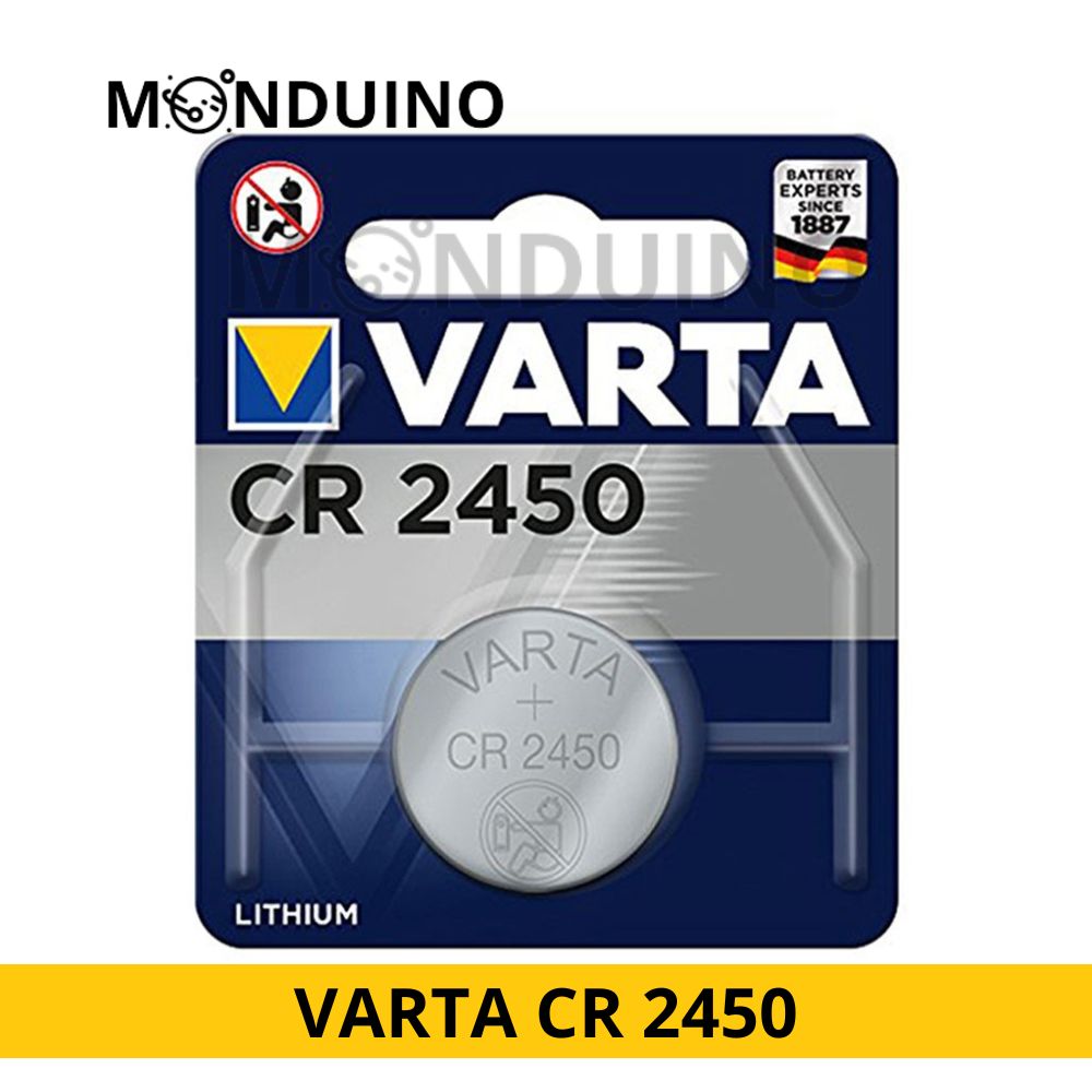 PILE CR2450 LITHIUM 3V 620MAH BL1 VARTA