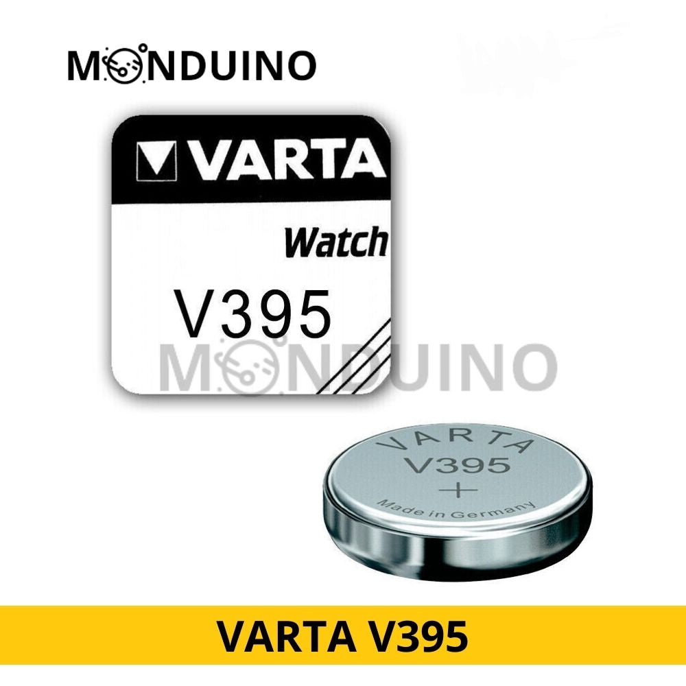 Pile Varta 395 SR57 Oxyde d'argent 1.55 V Battery batería V395