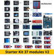 Kit DE 37-en-1 Module Capteur V2.0 avec Carte Uno pour Débutants et Professionnels DIY