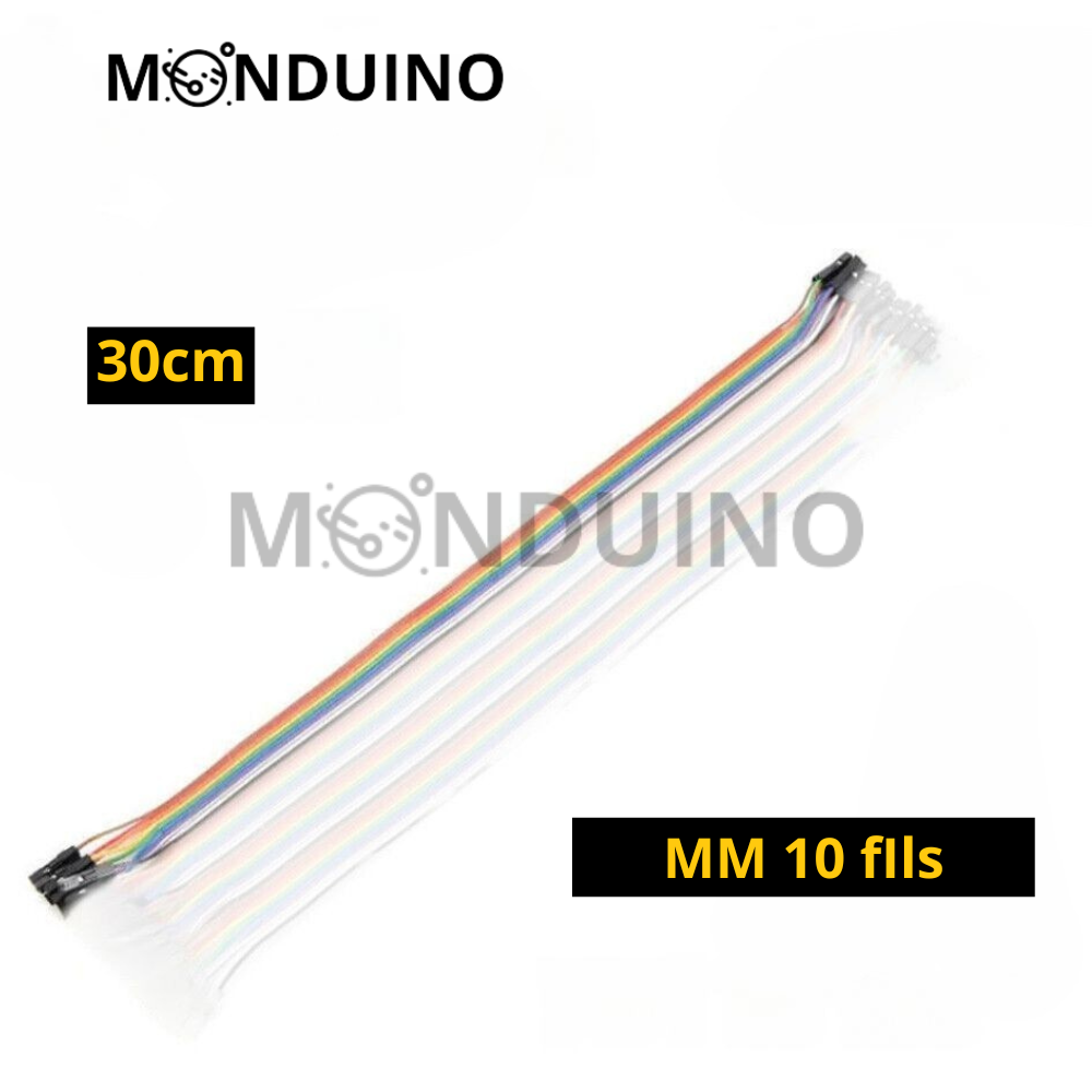 Câble Jumper Dupont 10 20 30 cm 40pcs fils mâle femelle et Breadboard 400 830