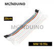 Câble Jumper Dupont 10 20 30 cm 40pcs fils mâle femelle et Breadboard 400 830