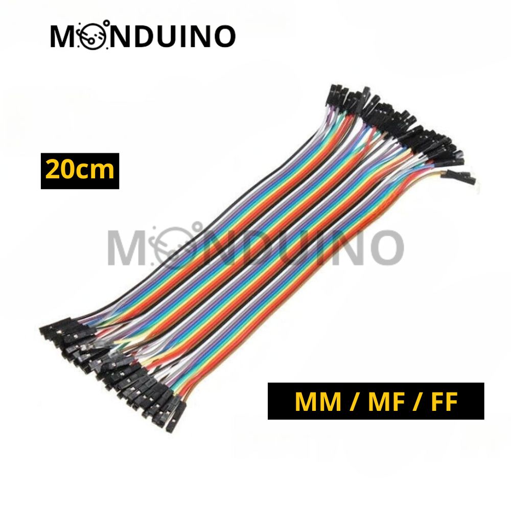 Câble Jumper Dupont 10 20 30 cm 40pcs fils mâle femelle et Breadboard 400 830