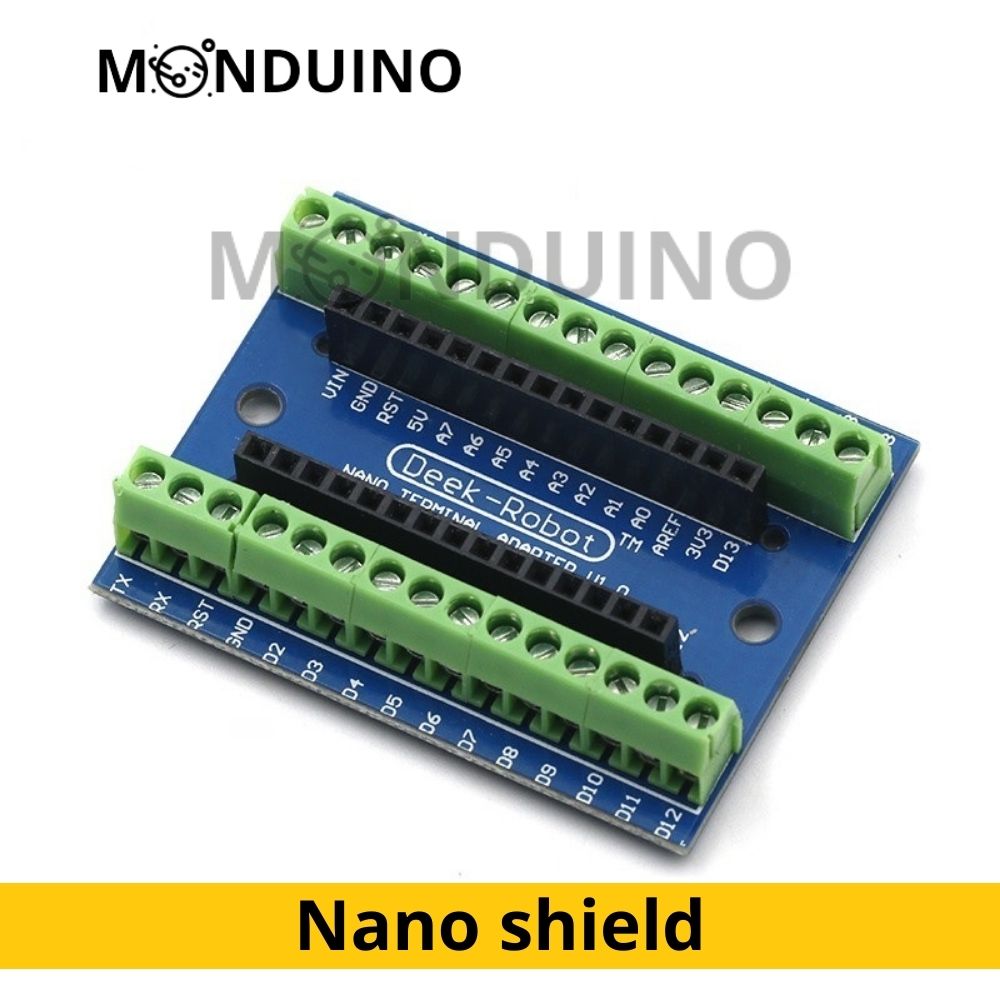 Bouclier Shield Controller Terminal Adapter Expansion Arduino Nano