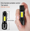 Mini Torch LED 3 Modes Rechargeable USB Puissante