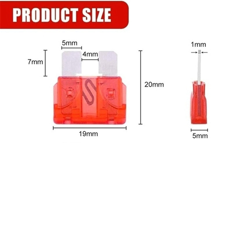 Boite de fusibles standard pour voiture 2.5/3/5/7.5/10/15/20/25/30/35A