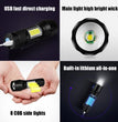 Mini Torch LED 3 Modes Rechargeable USB Puissante
