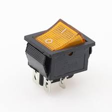 KCD4 Interrupteur à bascule 31x25mm 230V 16A - 4 et 6 pins à voyant encastrable