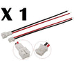 Connecteurs JST PH 2P avec fils 20 cm 26 AWG - fiches mâles et femelles - Monduino A-47