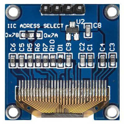 0,96 pouce OLED I2C Display 128 x 64 Pixels module compatible avec Arduino et Raspberry Pi