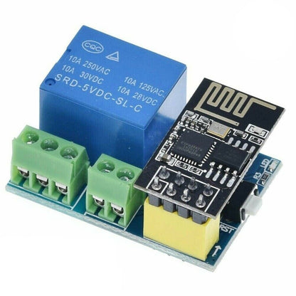 Module Relais ESP8266 ESP-01 – Contrôleur WiFi 5V pour Automatisation IoT –