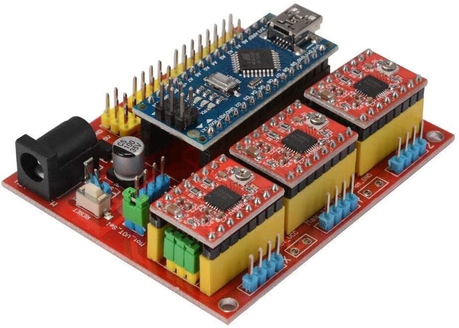 Arduino Nano Kit & CNC Shield V4.0 & A4988 Driver – MONDUINO