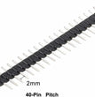 Pin Single Row Male Pin Header pin for Arduino Raspberry Prototype TimerMart 
