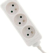 Power Strip, Sockets with Switch-Cable 1 M, Block 3 sockets 16A 2P+E 