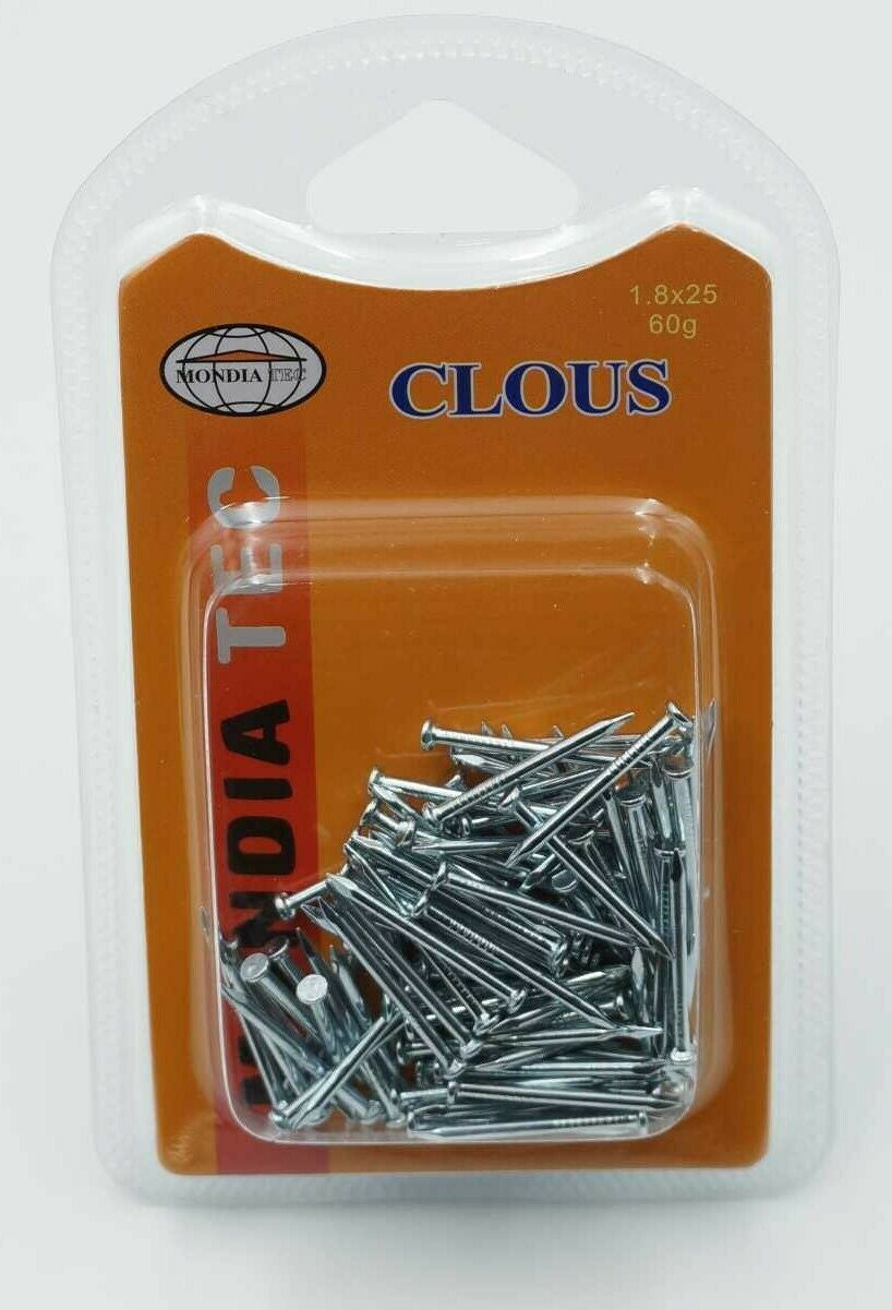 Clous pour le béton galvanisé, pièces, clous en acier au carbone