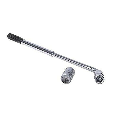 Telescopic wheel wrench 