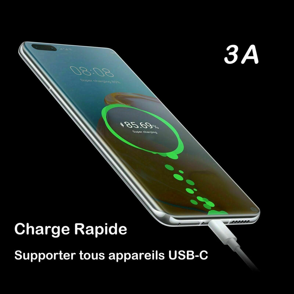 USB TYPE-C CABLE ANDROID SYNCHRO CHARGER Fast 1.5 to 2 m