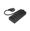 Scart block 3 to 5 sockets 21 - 21 pin scart cable with male adapter