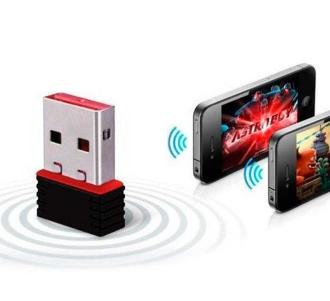 WiFi USB Key Wireless Adapter Wireless Dongle Integrated Antenna Ethernet 