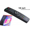 Télécommande 15 en 1 TV CD Hifi DVD SAT + 245 Marques Compatibles Universel
