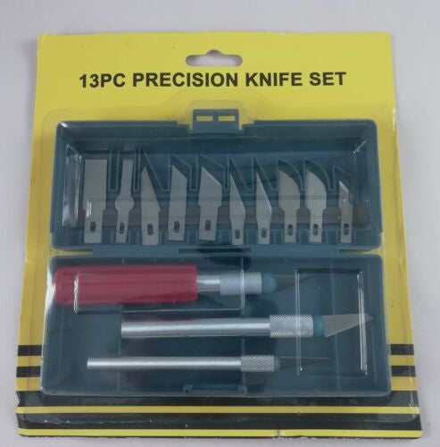BOX 3 X PRECISION KNIFE SCALPEL CUTTER + 13 X BLADES 