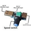 DC 4~12V 5W USB Speed ​​Controller Voltage Regulator