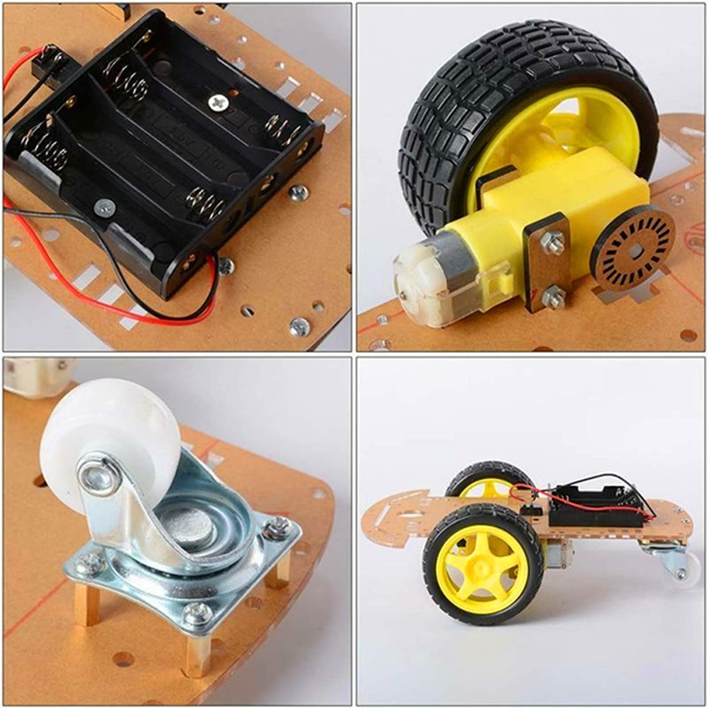 DIY 2WD Smart Robot Car Châssis Kit et Magnéto Vitesse Encoder