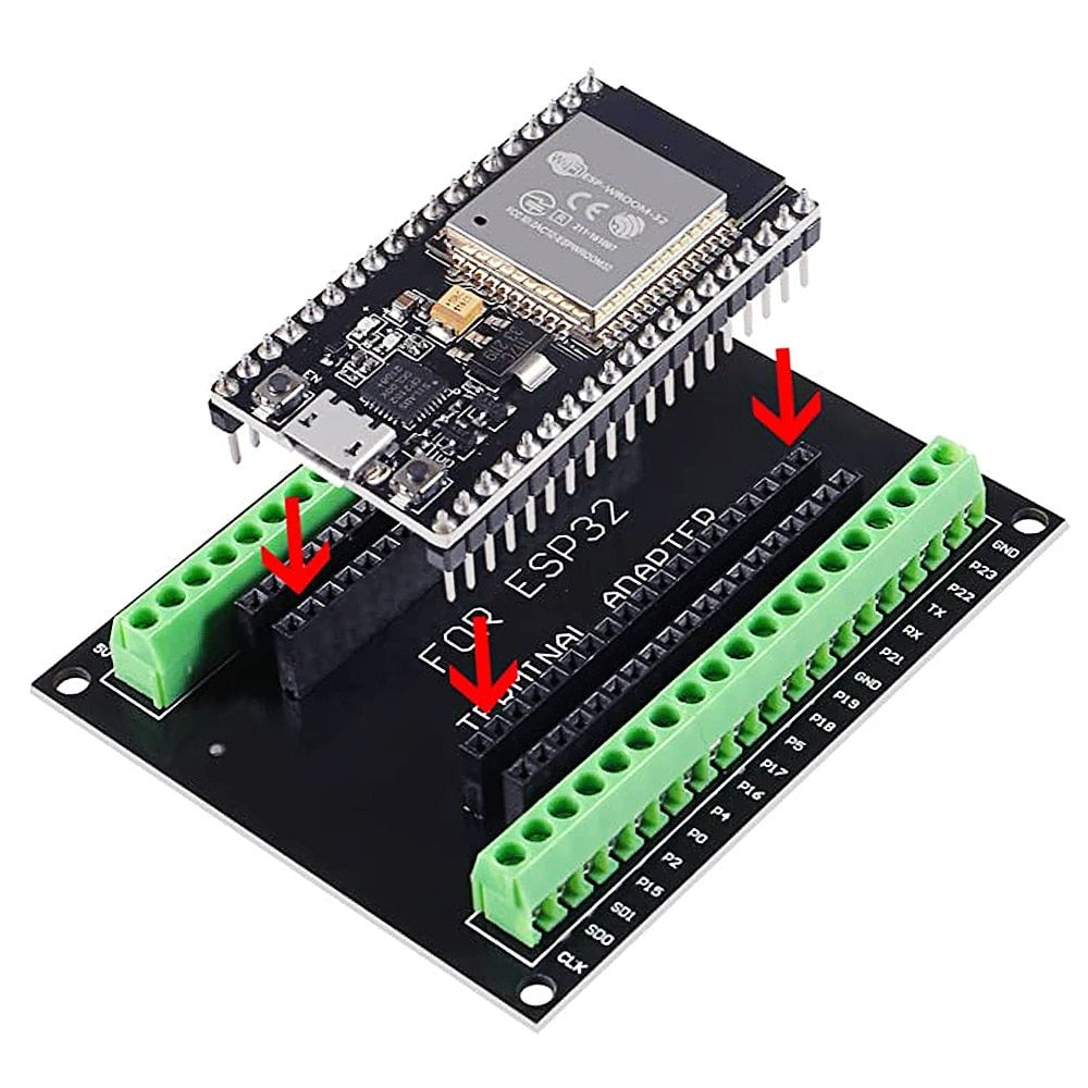 ESP32 Development Board Breakout Board GPIO 1 into 2 for 38 Pin ESP-32S ESP32 Development Board ESP8266 ESP-12E