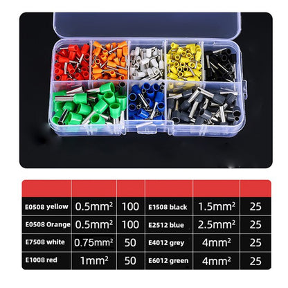 Boîtes de 300pcs à Bornes Sertir Isolées Embouts de Câblage