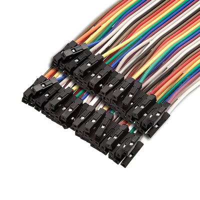 Jumper cable 3 x 40 pcs. each 20 cm M2M/ F2M / F2F compatible with Arduino and Raspberry Pi Breadboard