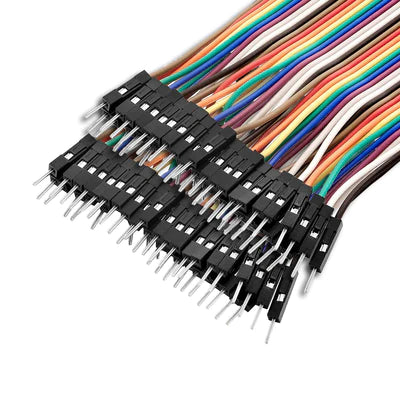 Jumper cable 3 x 40 pcs. each 20 cm M2M/ F2M / F2F compatible with Arduino and Raspberry Pi Breadboard