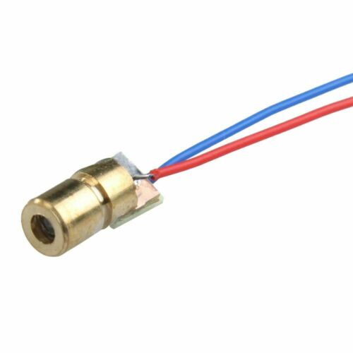 Laser 650nm Mini 6mm 5V 5 MW Laser Diode Module tête WL rouge arduino raspberry