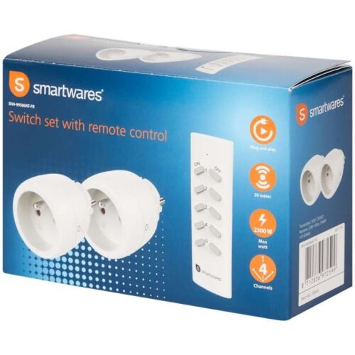 Set de 2 prises sans fil Smartwares